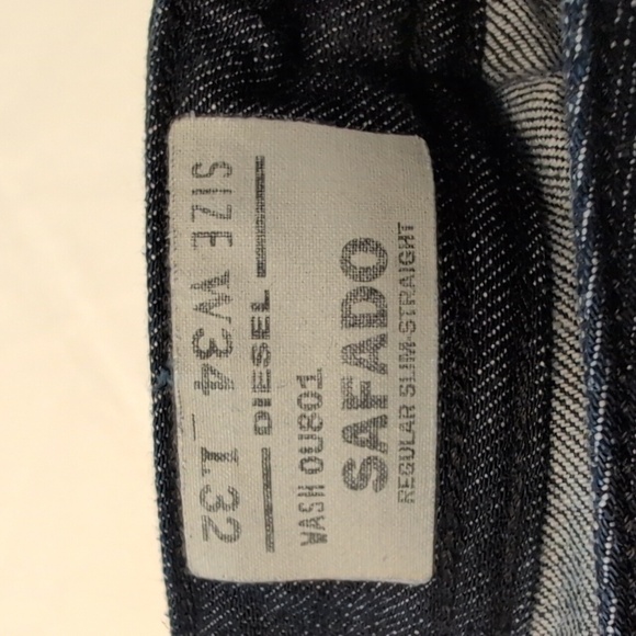 DIESEL Safado Men's Straight Leg Jeans Size 34x32 - Picture 11 of 14